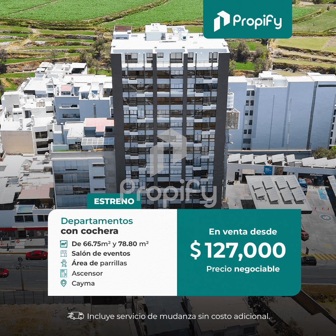 Departamentos De 2 Y 3 Habitaciones En Proyecto Ares - Av. Cayma